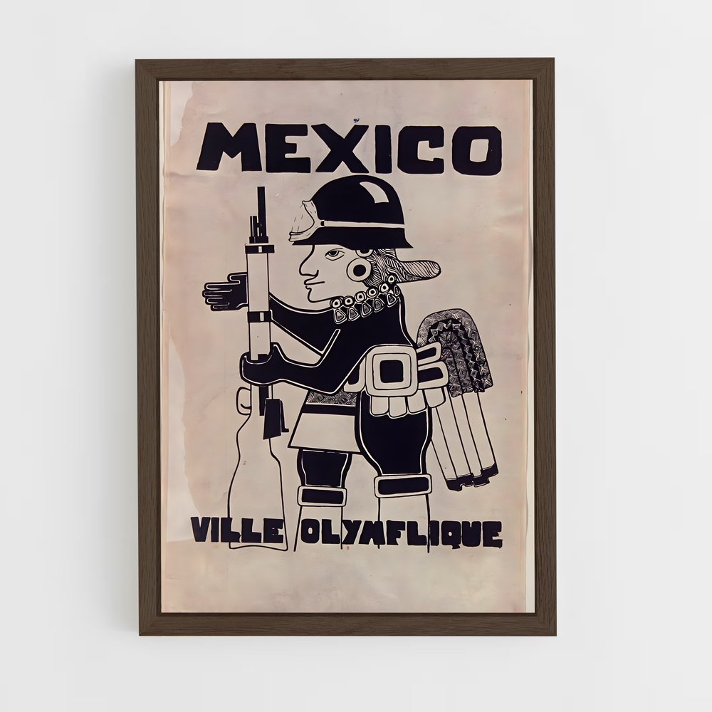 Poster L'Homme de Mexico – affiche Jeux Olympiques (vue 5)